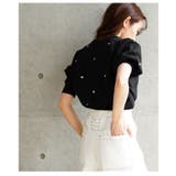 大人ガーリーなハート柄ボリュームスリーブニットトップス レディース ファッション | Sawa a la mode | 詳細画像10