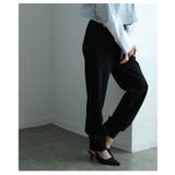 ヒトクセに惚れる裾タックフリルジョーゼットパンツ レディース ファッション | Sawa a la mode | 詳細画像9