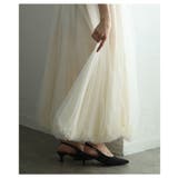 美しいチュールベールに包まれたバルーンロングスカート レディース ファッション | Sawa a la mode | 詳細画像5