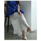 美しさに心奪われるエレガントなホワイトレーススカート レディース ファッション | Sawa a la mode | 詳細画像16