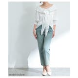 ラグジュアリーに着映えるリボンタイ付きプルオーバー レディース ファッション | Sawa a la mode | 詳細画像4 