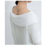 ラグジュアリーに着映えるリボンタイ付きプルオーバー レディース ファッション | Sawa a la mode | 詳細画像10 