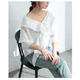 ラグジュアリーに着映えるリボンタイ付きプルオーバー レディース ファッション | Sawa a la mode | 詳細画像16 