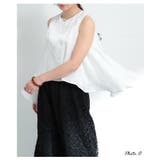 シルエットが華やぐたっぷりフレアノースリーブカットソー レディース ファッション | Sawa a la mode | 詳細画像3