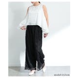 シルエットが華やぐたっぷりフレアノースリーブカットソー レディース ファッション | Sawa a la mode | 詳細画像5