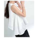シルエットが華やぐたっぷりフレアノースリーブカットソー レディース ファッション | Sawa a la mode | 詳細画像9