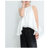 シルエットが華やぐたっぷりフレアノースリーブカットソー レディース ファッション | Sawa a la mode | 詳細画像10