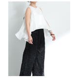 シルエットが華やぐたっぷりフレアノースリーブカットソー レディース ファッション | Sawa a la mode | 詳細画像11