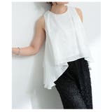 シルエットが華やぐたっぷりフレアノースリーブカットソー レディース ファッション | Sawa a la mode | 詳細画像13