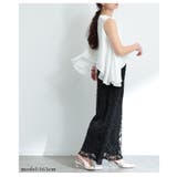 シルエットが華やぐたっぷりフレアノースリーブカットソー レディース ファッション | Sawa a la mode | 詳細画像14