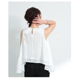 シルエットが華やぐたっぷりフレアノースリーブカットソー レディース ファッション | Sawa a la mode | 詳細画像15