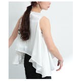 シルエットが華やぐたっぷりフレアノースリーブカットソー レディース ファッション | Sawa a la mode | 詳細画像17