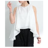 シルエットが華やぐたっぷりフレアノースリーブカットソー レディース ファッション | Sawa a la mode | 詳細画像19