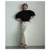 浮き立つラインレースが目を惹くストレートスカート レディース ファッション | Sawa a la mode | 詳細画像3