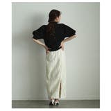 浮き立つラインレースが目を惹くストレートスカート レディース ファッション | Sawa a la mode | 詳細画像9