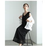 風通り抜ける涼しいげなレース編みノースリーブロングワンピース レディース | Sawa a la mode | 詳細画像10