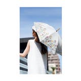 UVカット99 9%チューリップの刺繍が彩る晴雨兼用日傘 レディース | Sawa a la mode | 詳細画像18 