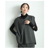 大人の高見えサイドタック入りギャザースリーブトップス レディース ファッション | Sawa a la mode | 詳細画像8