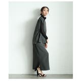 大人の高見えサイドタック入りギャザースリーブトップス レディース ファッション | Sawa a la mode | 詳細画像10