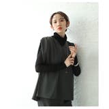 大人の高見えサイドタック入りギャザースリーブトップス レディース ファッション | Sawa a la mode | 詳細画像12