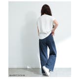 洒落感高まるダメージ風裾フリンジデニムパンツ レディース ファッション | Sawa a la mode | 詳細画像13
