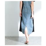 着痩せが叶う異素材デニムワンピース レディース ファッション | Sawa a la mode | 詳細画像6