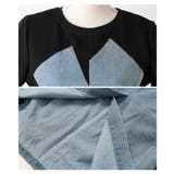 着痩せが叶う異素材デニムワンピース レディース ファッション | Sawa a la mode | 詳細画像23