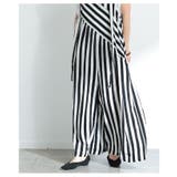 レトロに大人の垢抜けストライプ柄サロペットパンツ レディース ファッション | Sawa a la mode | 詳細画像4