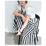 レトロに大人の垢抜けストライプ柄サロペットパンツ レディース ファッション | Sawa a la mode | 詳細画像10