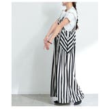 レトロに大人の垢抜けストライプ柄サロペットパンツ レディース ファッション | Sawa a la mode | 詳細画像11