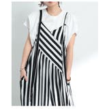 レトロに大人の垢抜けストライプ柄サロペットパンツ レディース ファッション | Sawa a la mode | 詳細画像20