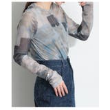 ニュアンス柄でモード感を高めるメッシュカットソー レディース ファッション | Sawa a la mode | 詳細画像19
