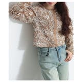 主役級に華やぐ花柄ニュアンスコード刺繍メッシュカーディガン レディース | Sawa a la mode | 詳細画像6