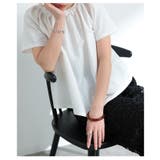 レディなシルエットで魅せるギャザーネックフレアトップス レディース ファッション | Sawa a la mode | 詳細画像12