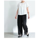 レディなシルエットで魅せるギャザーネックフレアトップス レディース ファッション | Sawa a la mode | 詳細画像20
