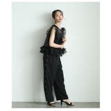 大人ガーリーに包まれるフロッキードットチュールシアートップス レディース | Sawa a la mode | 詳細画像19