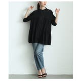 ナチュラルな透け感が爽やかなレースティアードコットンチュニックブラウス | Sawa a la mode | 詳細画像19