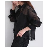 大人の抜け感を愉しむ襟付きショート丈シアーシャツブラウス レディース ファッション | Sawa a la mode | 詳細画像3