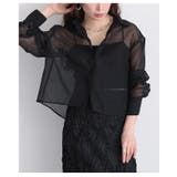 大人の抜け感を愉しむ襟付きショート丈シアーシャツブラウス レディース ファッション | Sawa a la mode | 詳細画像8