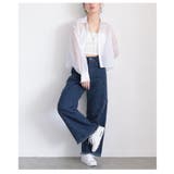 大人の抜け感を愉しむ襟付きショート丈シアーシャツブラウス レディース ファッション | Sawa a la mode | 詳細画像16