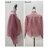 大人の抜け感を愉しむ襟付きショート丈シアーシャツブラウス レディース ファッション | Sawa a la mode | 詳細画像22