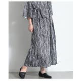 楊柳柄で着映えるベルト付きフレアワンピース レディース ファッション | Sawa a la mode | 詳細画像10