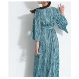 楊柳柄で着映えるベルト付きフレアワンピース レディース ファッション | Sawa a la mode | 詳細画像14