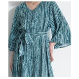 楊柳柄で着映えるベルト付きフレアワンピース レディース ファッション | Sawa a la mode | 詳細画像16