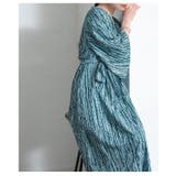 楊柳柄で着映えるベルト付きフレアワンピース レディース ファッション | Sawa a la mode | 詳細画像17