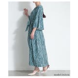 楊柳柄で着映えるベルト付きフレアワンピース レディース ファッション | Sawa a la mode | 詳細画像18