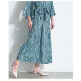 楊柳柄で着映えるベルト付きフレアワンピース レディース ファッション | Sawa a la mode | 詳細画像20