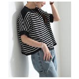 トレンドに左右されないボーダーニットドルマンカットソー レディース ファッション | Sawa a la mode | 詳細画像7