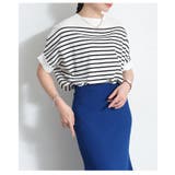 トレンドに左右されないボーダーニットドルマンカットソー レディース ファッション | Sawa a la mode | 詳細画像19