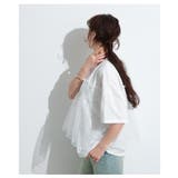 甘さ引き立つドット柄シフォン異素材カットソー レディース ファッション | Sawa a la mode | 詳細画像6
